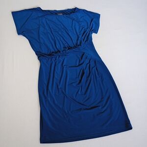 Adrianna Papell Turquoise Blue Midi Lightweight Dress Size 8